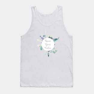 Know Your Value - A beautiful floral print Tank Top